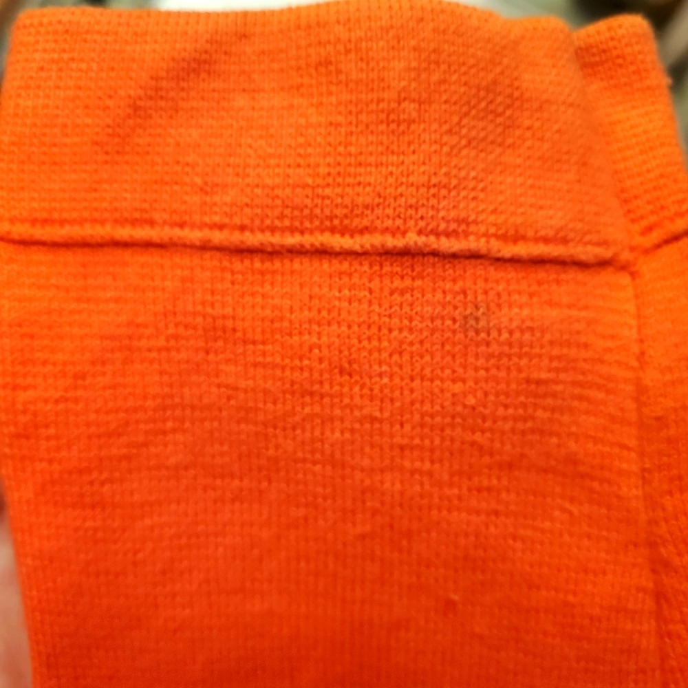 Banana Republic I ORANGE Sweater Cardigan w/Pockets and Gold Buttons Sz S - Picture 13 of 13